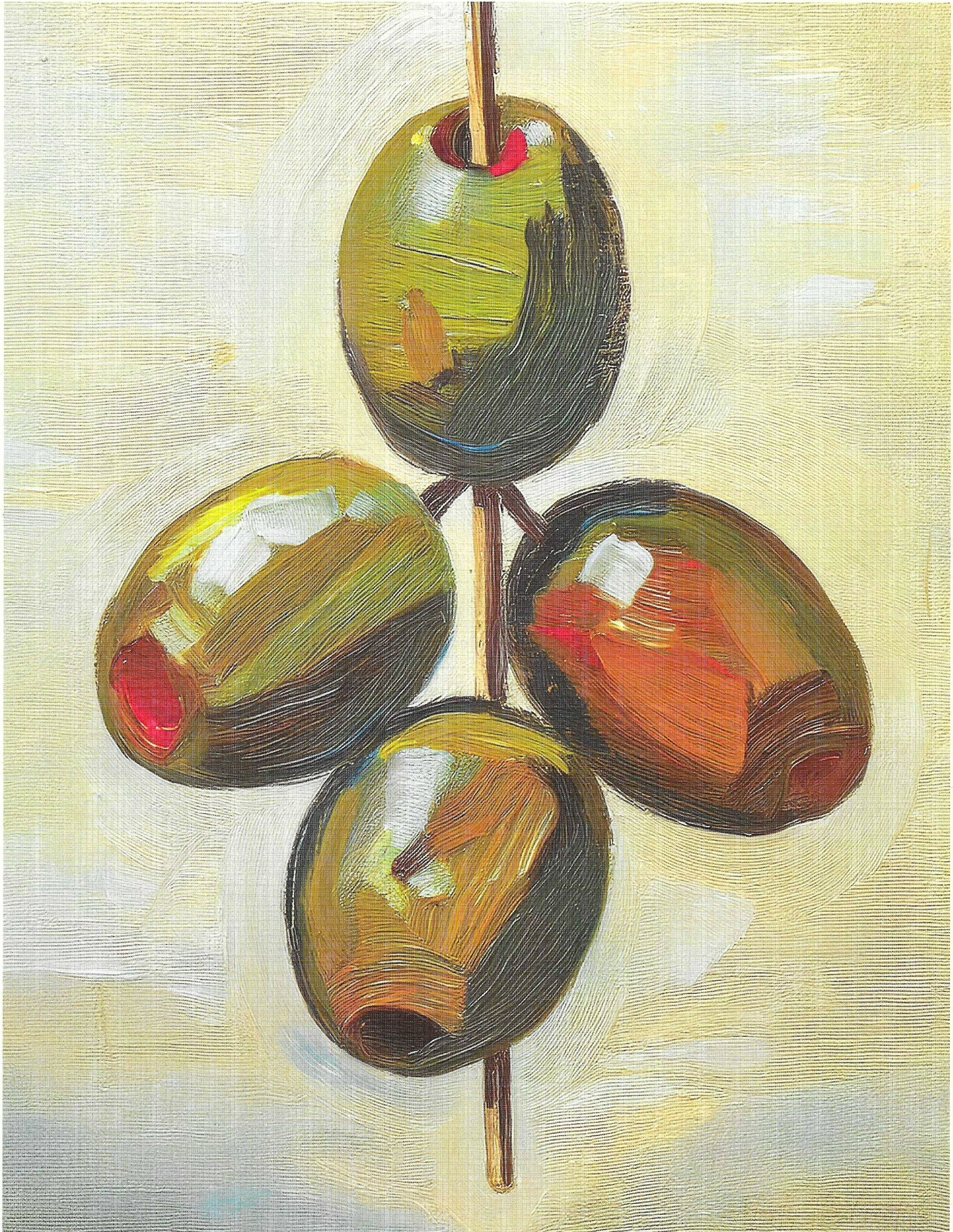 Olives — olive skewer still life