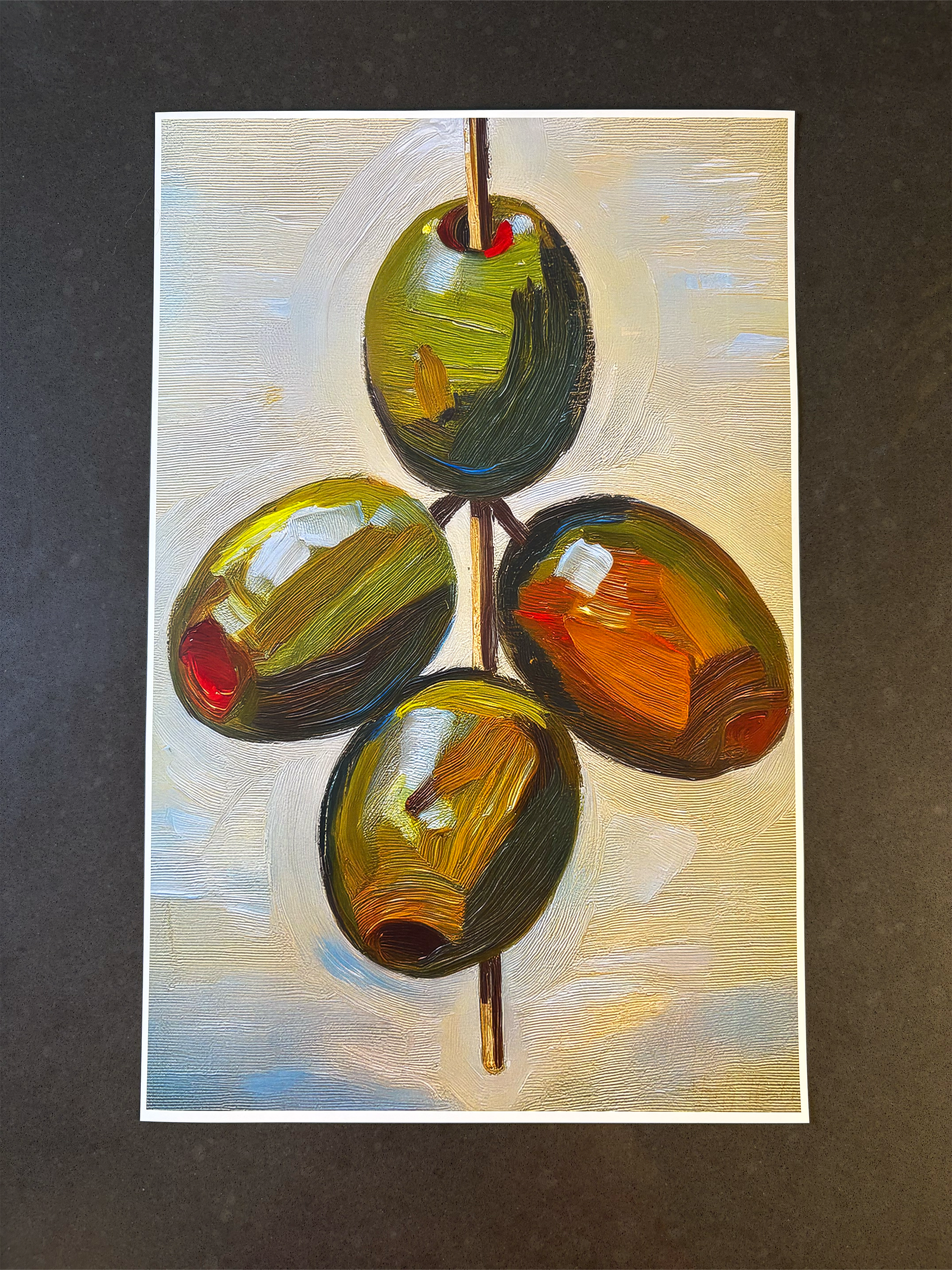 Olives 11x17 Edge-to-Edge